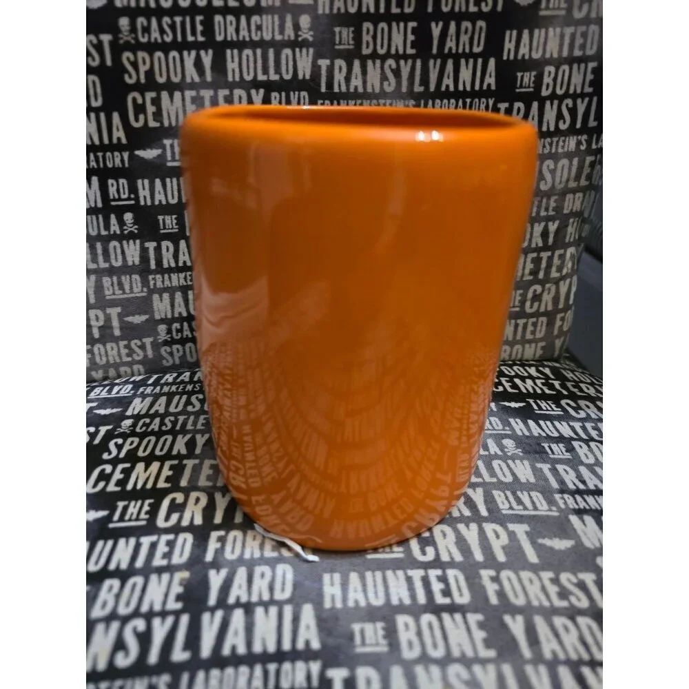 NWT Rae Dunn Spooky Orange Halloween Mug